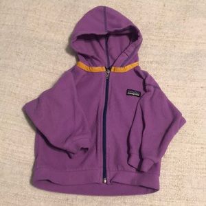 Patagonia Purple Fleece, size 12mos